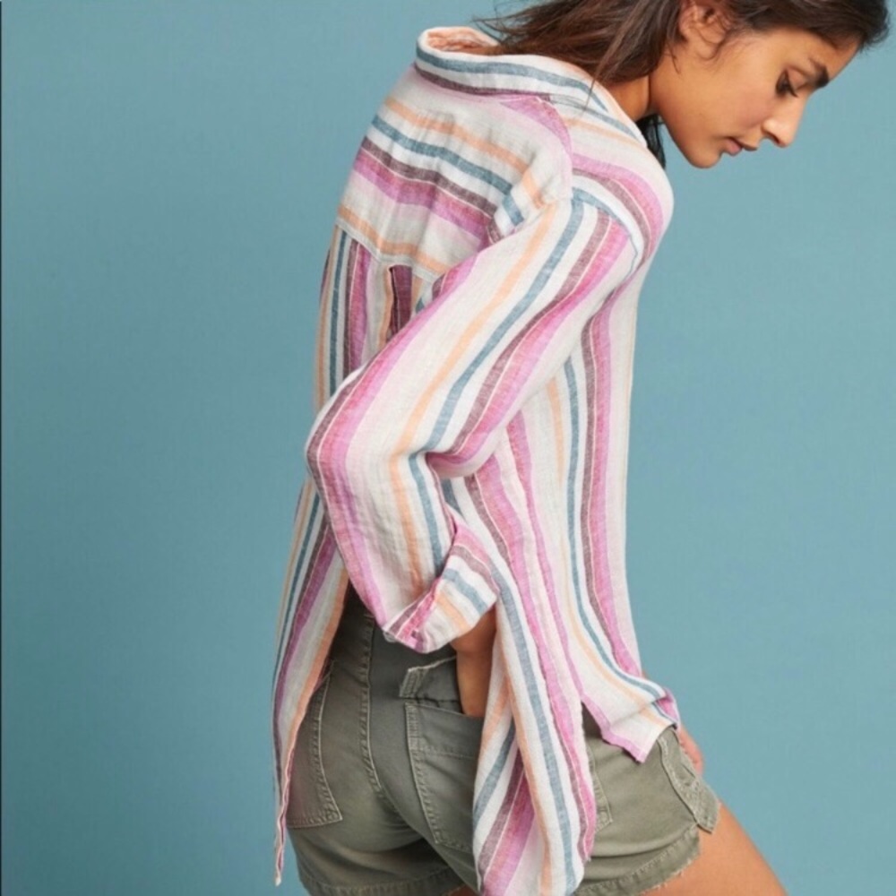 Rails Avila Textured Stripe Buttondown - image 4